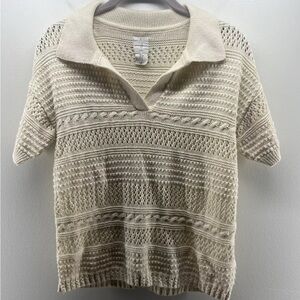 Joie Cream Knit Sweater
